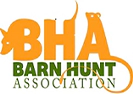 A logo of the barn hunt association