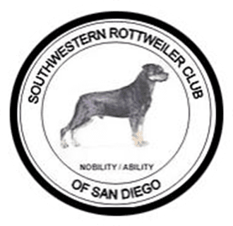 A black and white picture of the southwestern rottweiler club