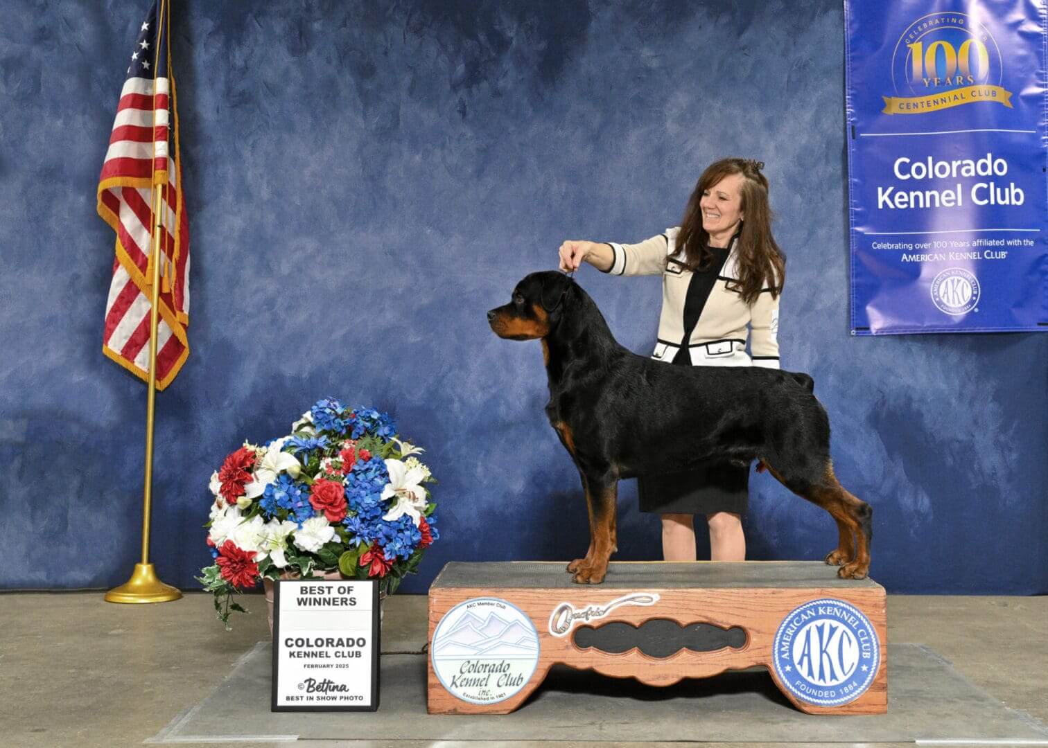 Rottweiler Best in Show winner.