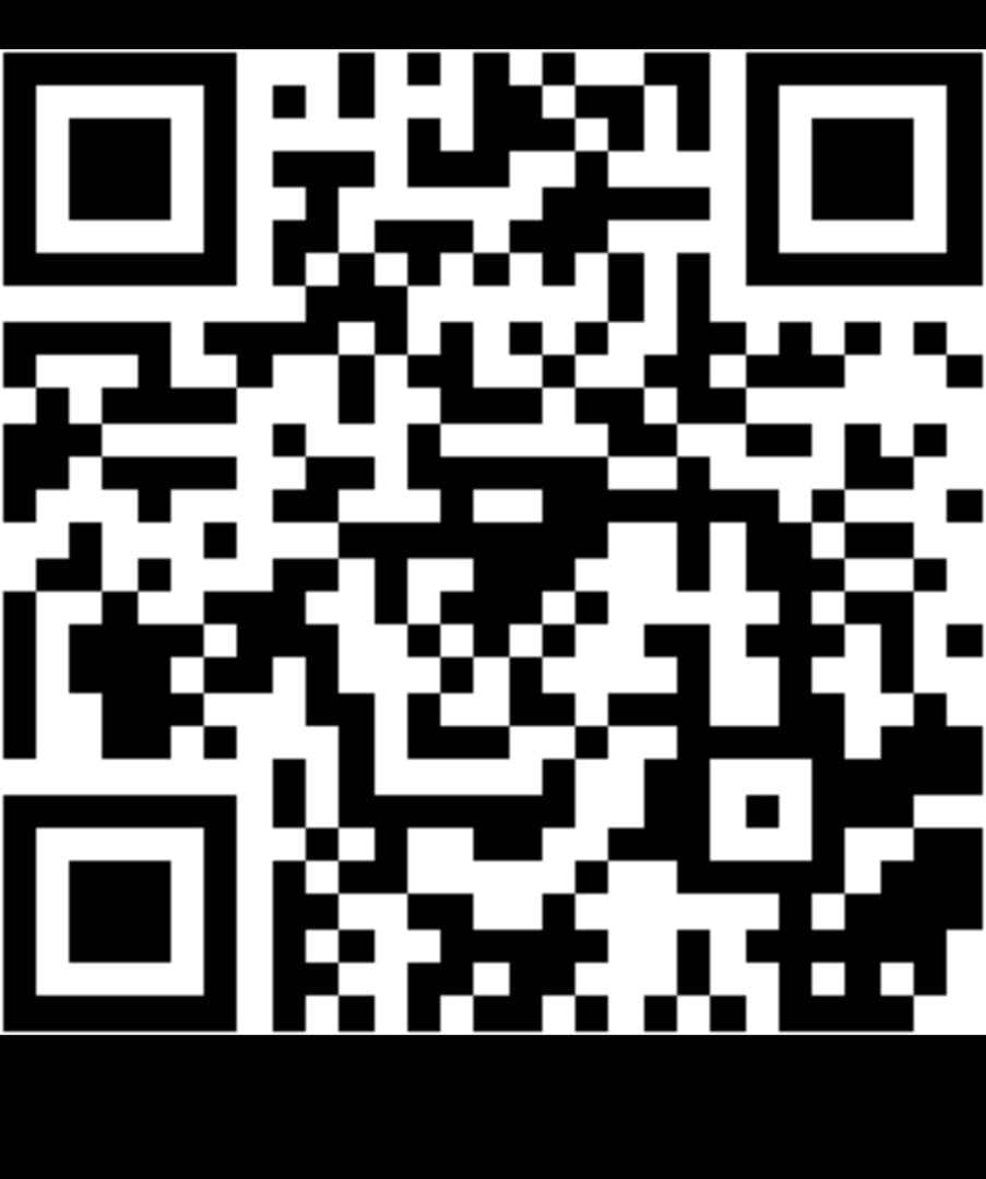 QR code with black and white pattern.